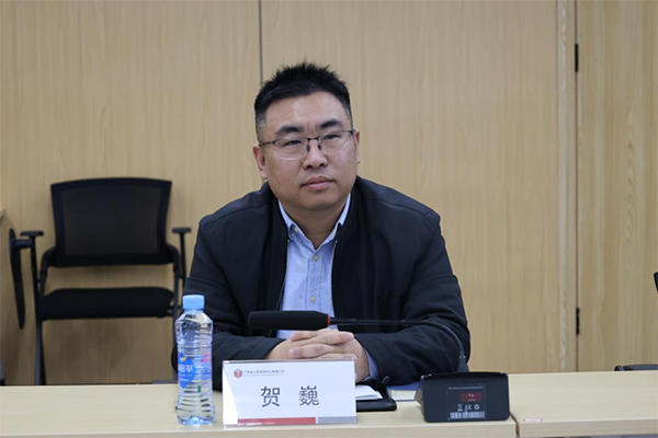 省发展改革委铁建处胡侃处长一行到安博交流座谈